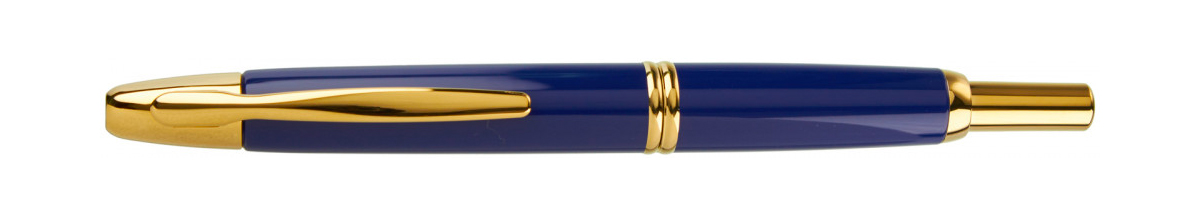 The Pilot Classic Vanishing - Pilot Vanishing Point Blue Gold Fountain Pen